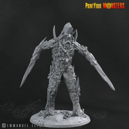 Crystal Guardian Miniatures | Gemstone Monsters for Your Adventures - Plague Miniatures