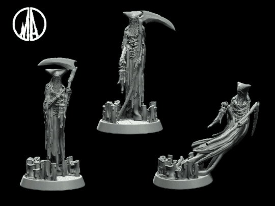 Cursed Wretch Miniature - 3 Poses - 28mm scale Tabletop gaming DnD Miniature Dungeons and Dragons dnd 5e - Plague Miniatures