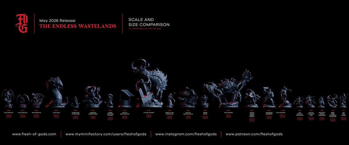 Baron of the Wastelands Miniature | Post-Apocalyptic Warlord Tyrant Figurine | 32mm Scale and 75mm Scale - Plague Miniatures