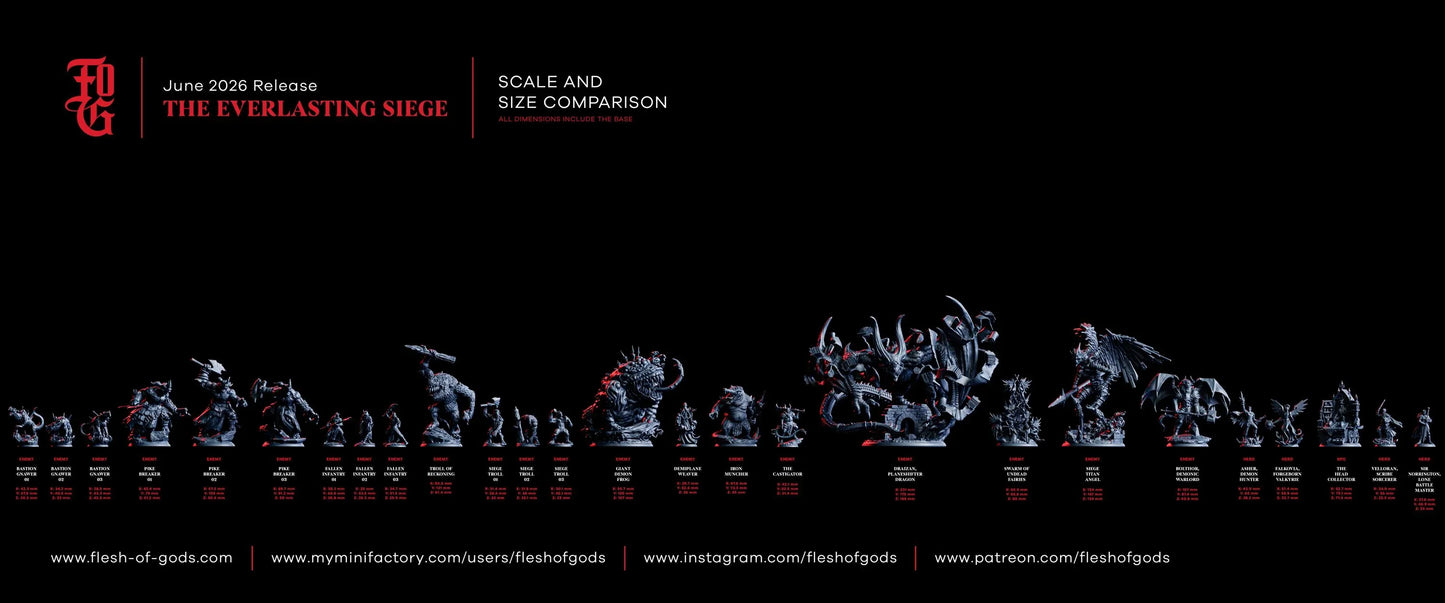 Undead Fallen Infantry Miniature | Human Skeletal Warrior Figurine | 32mm Scale - Plague Miniatures