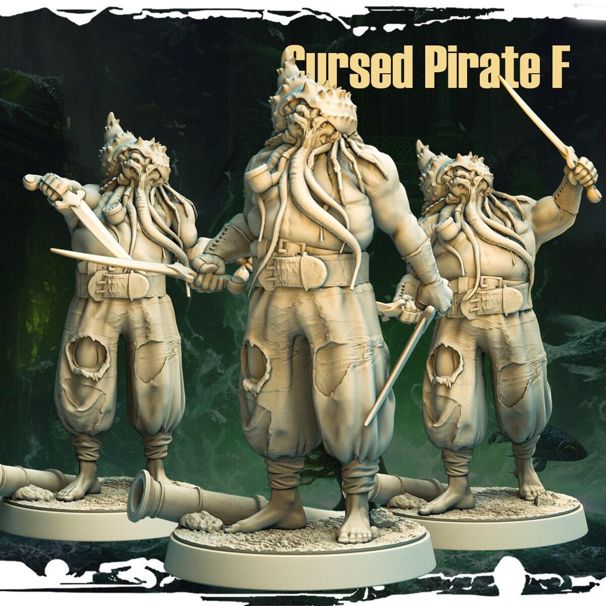 Mutant Cthulhu Pirate Undead Miniature