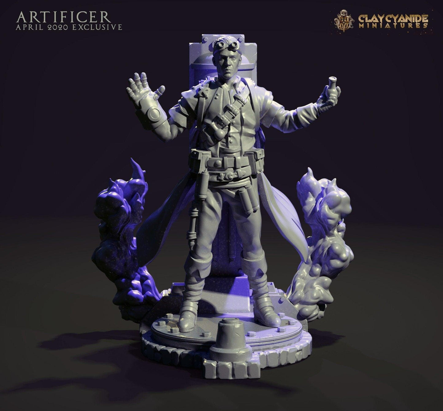 Artificer Explorer Miniature | DnD 5e Miniature for Dungeons and Dragons | 32mm Scale - Plague Miniatures