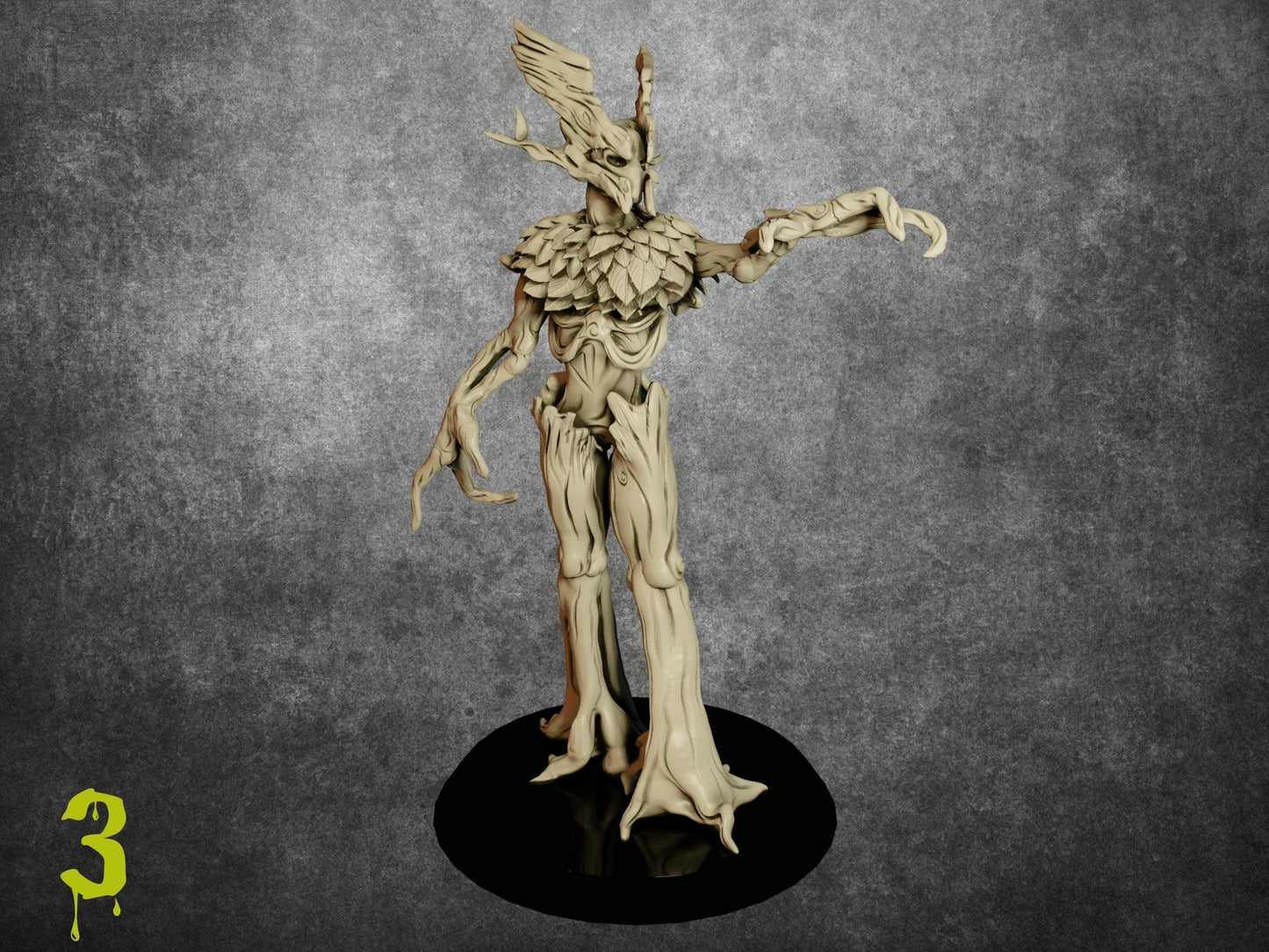 Elf Treant Miniature Set | Guardians of the Elven Enclave | 32mm Scale - Plague Miniatures