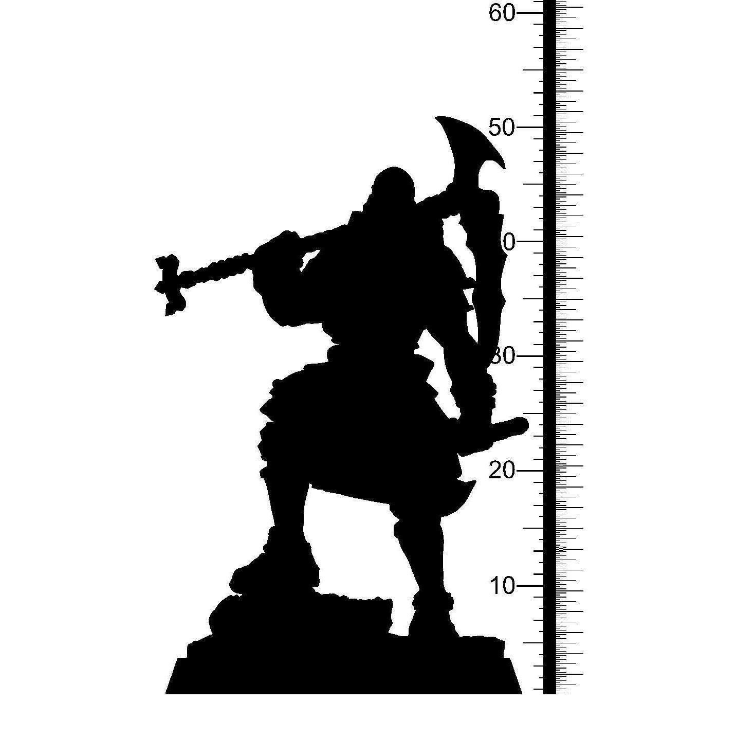 Kruschev Miniature | Gas-Masked Warrior with Scythe for Tabletop RPGs | 32mm Scale - Plague Miniatures