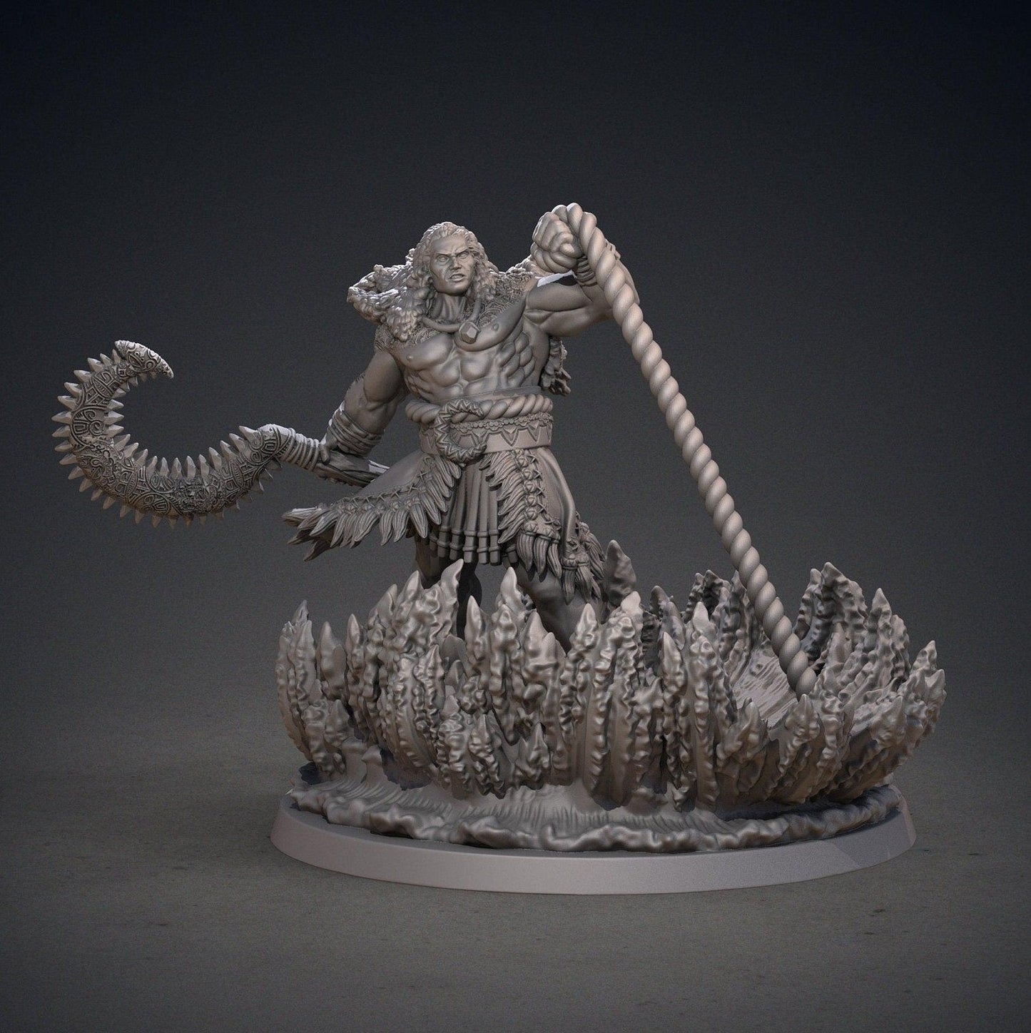 Maui Miniature | Legendary Maori Warrior | 32mm Scale - Plague Miniatures