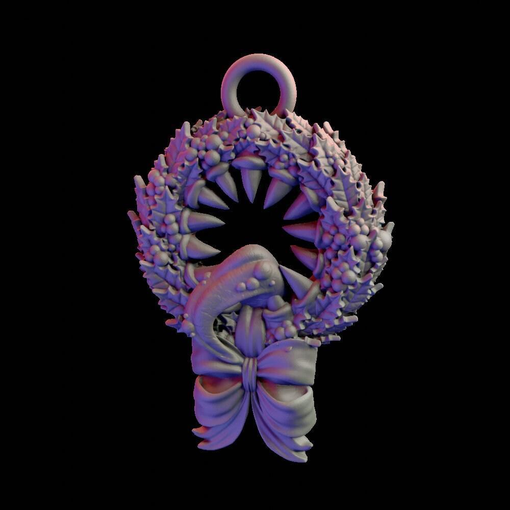 Mimic Wreath Christmas DnD Ornament | Tabletop Gaming | DnD Miniature | Dungeons and Dragons,DnD Christmas Gift - Plague Miniatures
