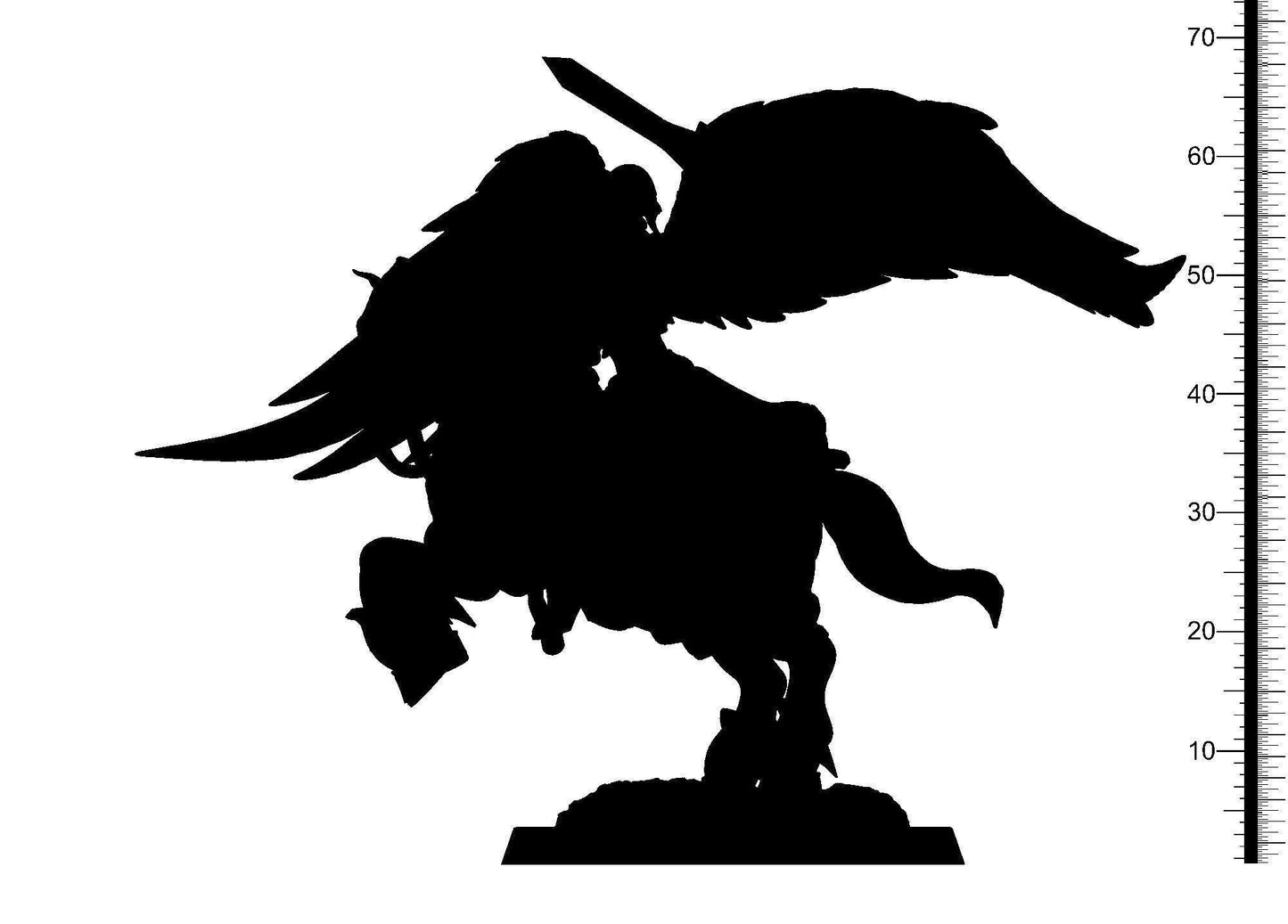 Prima Valkyrie Warrior Miniature | Mounted Champion of the Afterlife | 32mm Scale - Plague Miniatures