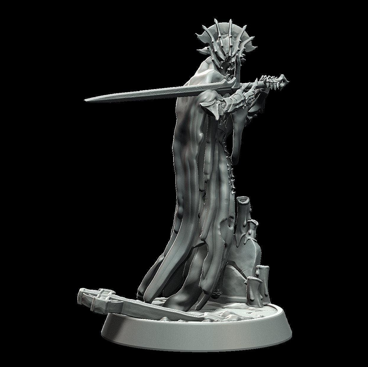 Restless Shadow Miniature - 3 Poses - 28mm scale Tabletop gaming DnD Miniature Dungeons and Dragons dnd 5e - Plague Miniatures