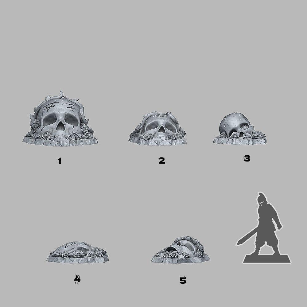 Skulls and Rose Miniatures | Demonic Wargaming Terrain | 28mm or 32mm Scale - Plague Miniatures