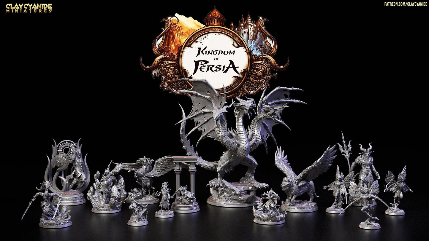 Vayu Hindu God Miniature | Divine Wind Deity for DnD | 32mm Scale - Plague Miniatures