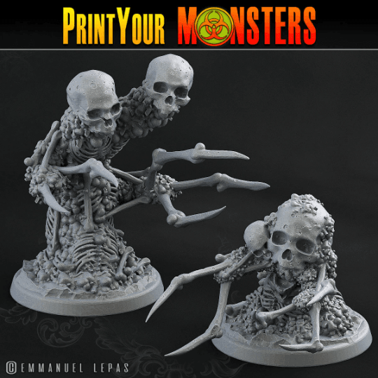 Aberration Bone Skeleton Miniatures | Unique DnD Figurines - Plague Miniatures