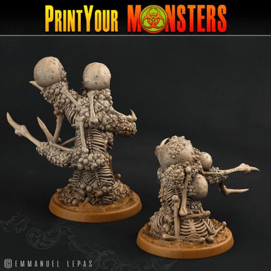 Aberration Bone Skeleton Miniatures | Unique DnD Figurines - Plague Miniatures