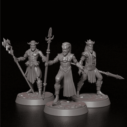 Aksum Warrior Miniature | African Fighter for Tabletop Adventures | 32mm Scale - Plague Miniatures