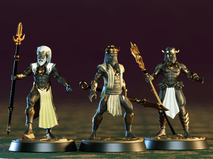 Aksum Warrior Miniature | Ethiopian Figurine for Tabletop Adventures | 32mm Scale - Plague Miniatures