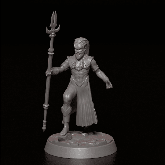 Aksum Warrior Miniature | Ethiopian Figurine for Tabletop Adventures | 32mm Scale - Plague Miniatures