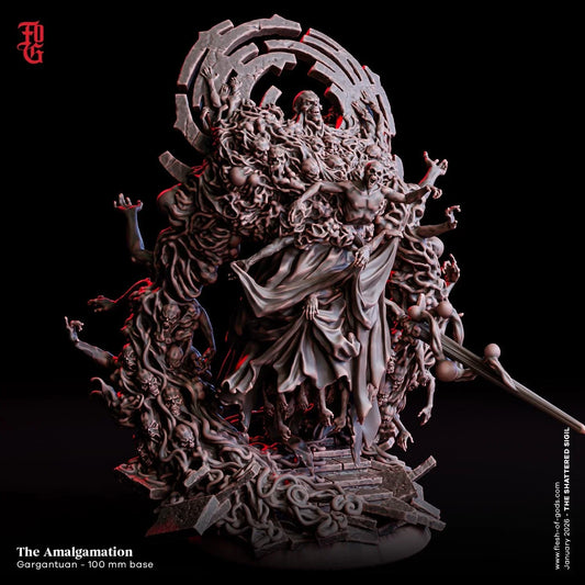Amalgamation Miniature | Gargantuan Aberration Monstrosity Figurine | 100mm Base - Plague Miniatures