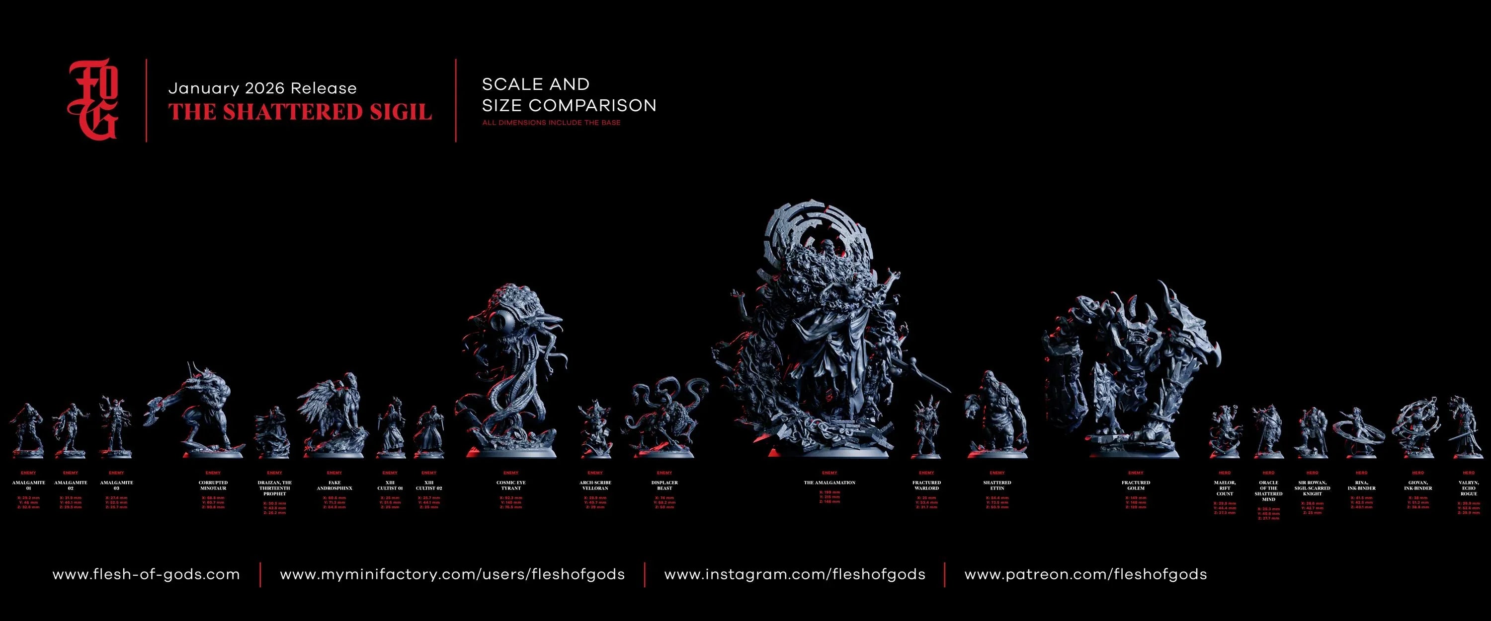 Amalgamation Miniature | Gargantuan Aberration Monstrosity Figurine ...