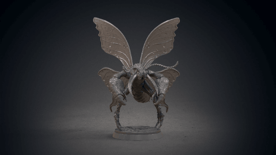 Anght Flying Hive-Mind Insectoid Miniature | 32mm Scale Barnakol Collection - Clay Cyanide - Plague Miniatures shop for DnD Miniatures