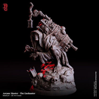 Arcane Master Enchanter Miniature | Goblinoid Traveling NPC | 32mm Scale or 75mm Scale - Plague Miniatures