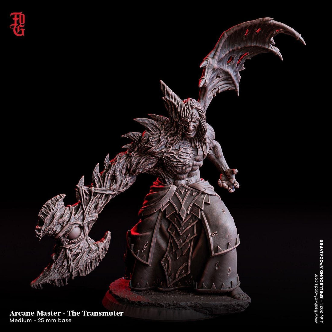 Arcane Master Transmuter Miniature | Monstrosity Demon Figurine | 32mm ...