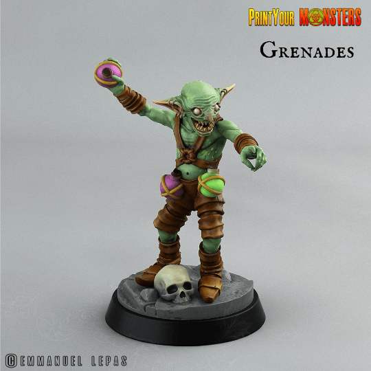 Archer Goblin Miniature | Menacing Monster Figurine - Plague Miniatures