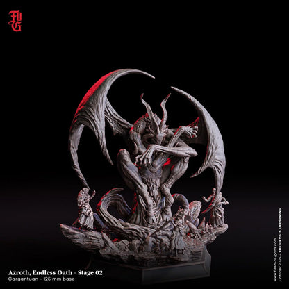 Azroth, Endless Oath – Stage II | Infernal Ascension Demon Beast Miniature | 100mm Base - Plague Miniatures