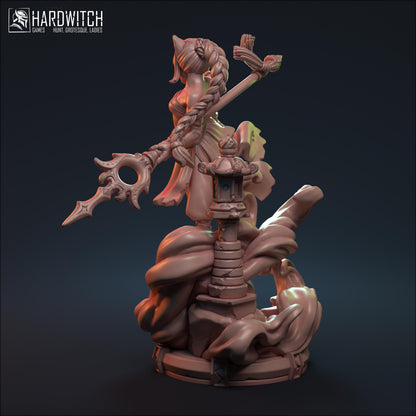 Bakeneko, Sinister Yokai NSFW Option | Deadly Catgirl Miniature | 32mm or 75mm - Plague Miniatures