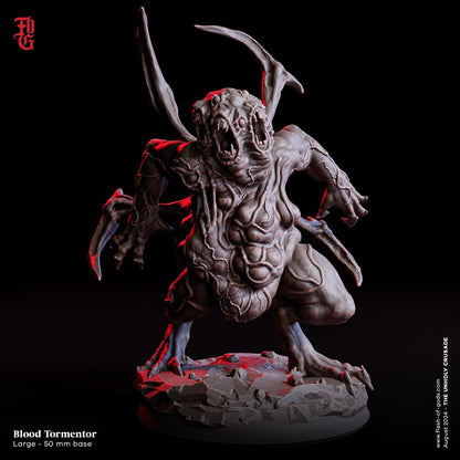 Blood Tormentor Miniature | Large Monstrosity Monster Figure | 50mm Base - Plague Miniatures