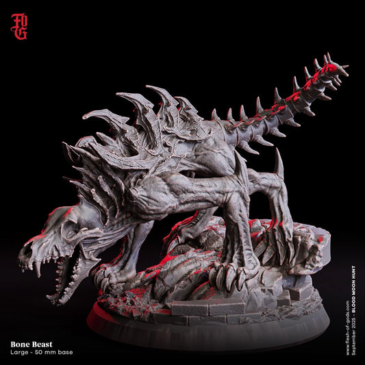 Bone Beast | Undead Monster Miniature | 50mm Base - Plague Miniatures