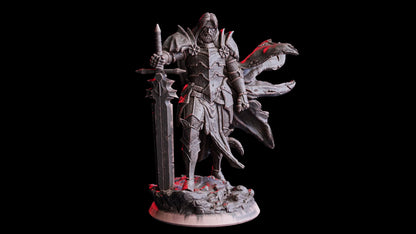 Bonvric, the Oathbreaker | Human Paladin Resin Bust Statue - Plague Miniatures