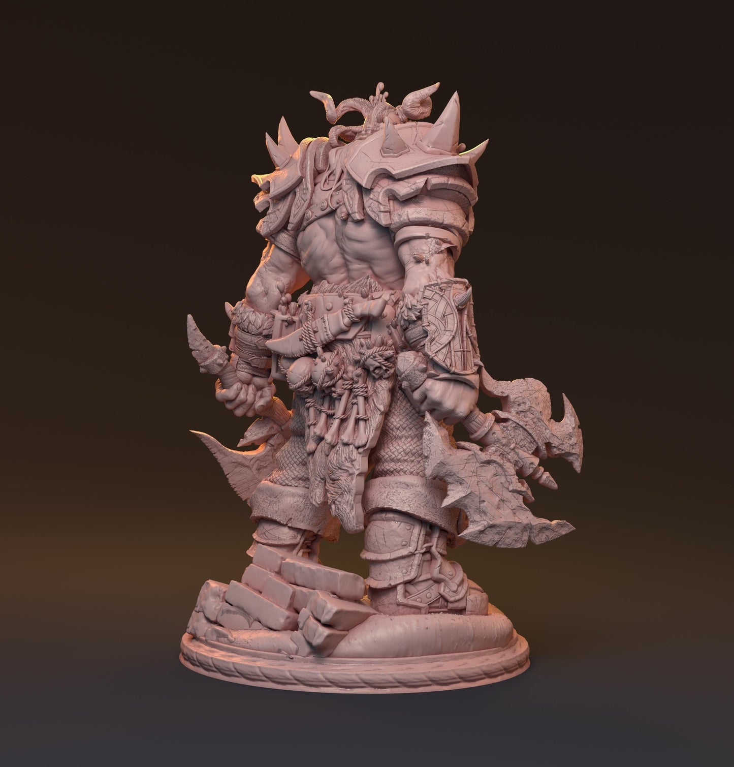 Bostor-Tan, Undead Overlord | Dark Warlord Monster Miniature | 32mm Scale or 75mm Scale - Plague Miniatures