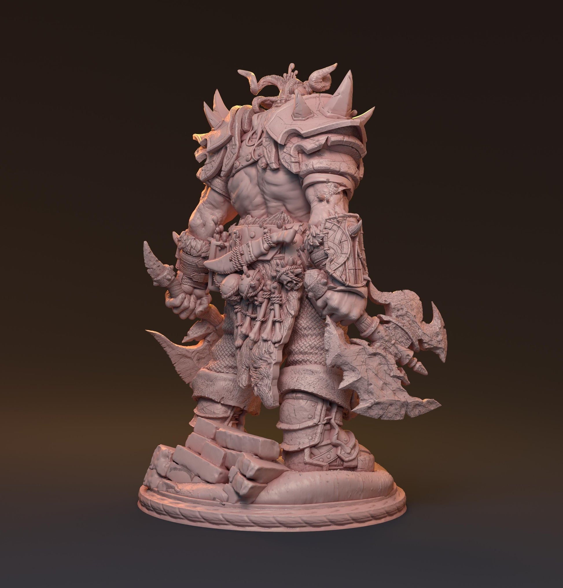 Bostor-Tan, Undead Overlord | Dark Warlord Monster Miniature | 32mm Scale or 75mm Scale - Plague Miniatures