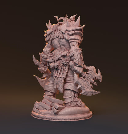 Bostor-Tan, Undead Overlord | Dark Warlord Monster Miniature | 32mm Scale or 75mm Scale - Plague Miniatures
