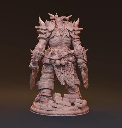 Bostor-Tan, Undead Overlord | Dark Warlord Monster Miniature | 32mm Scale or 75mm Scale - Plague Miniatures