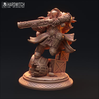 Buron Galtix, The Phantom Sniper | Mystical Gunslinger Miniature | 32mm Scale or 75mm Scale - Plague Miniatures