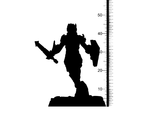 Caladrius Viseria's Noble Warrior Miniature | 32mm Scale - Plague Miniatures