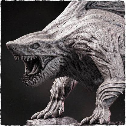 Carcharodon Shark Miniature | Terrifying Monstrosity for Tabletop Gaming - Plague Miniatures