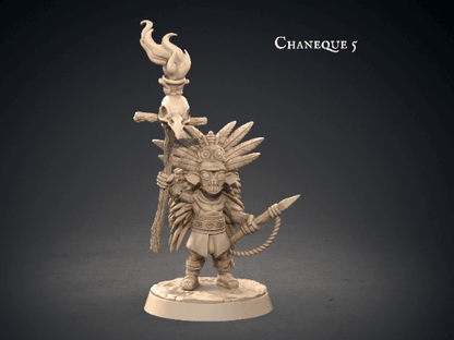 Chaneque Aztec Monster Miniature | Mythical Menace for DnD | 32mm Scale - Plague Miniatures