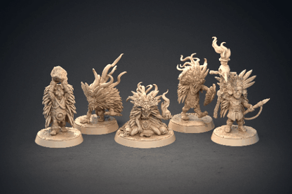 Chaneque Aztec Monster Miniature | Mythical Menace for DnD | 32mm Scale - Plague Miniatures