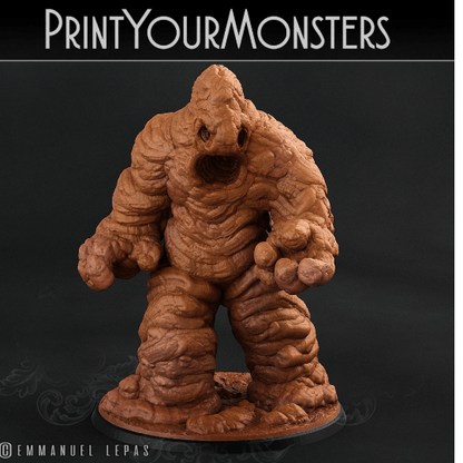 Clay Golem Miniature Set | Unveiling the Phases of Earthen Awakening - Plague Miniatures