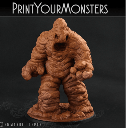 Clay Golem Miniature Set | Unveiling the Phases of Earthen Awakening - Plague Miniatures
