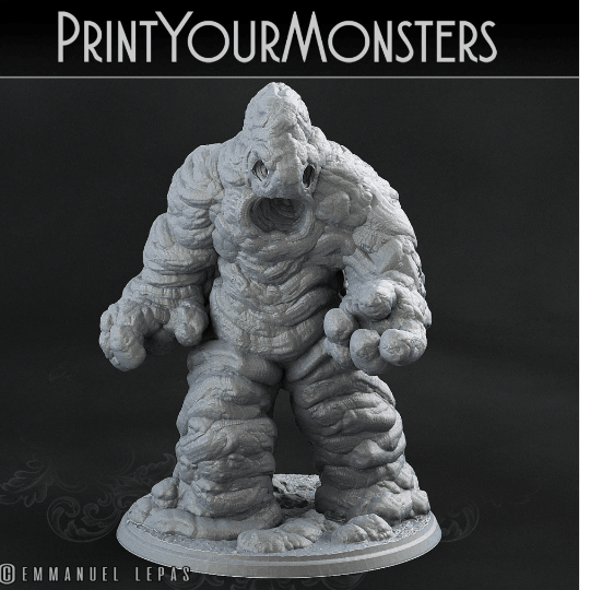 Clay Golem Miniature Set | Unveiling the Phases of Earthen Awakening - Plague Miniatures