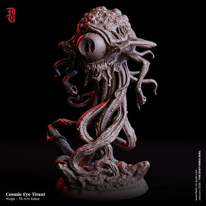 Cosmic Eye Tyrant Miniature | Large Aberration Eye Tyrant Monstrosity Figurine | 75mm Base - Plague Miniatures