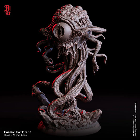 Cosmic Eye Tyrant Miniature | Large Aberration Eye Tyrant Monstrosity Figurine | 75mm Base - Plague Miniatures