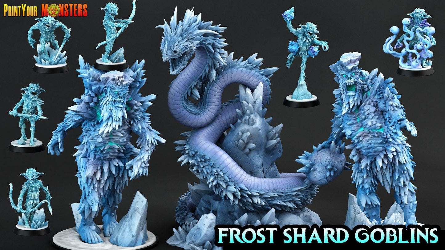 Cryostalos Dark Shimmer Giant Miniature | Ancient Ice Elemental Unleashed - Plague Miniatures