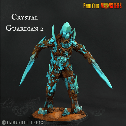 Crystal Guardian Miniatures | Gemstone Monsters for Your Adventures - Plague Miniatures