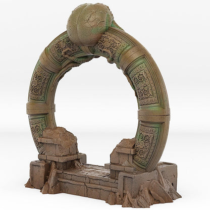 Cthulhu Portal Miniature | Tentacle Effect | Spooky Dungeon Terrain Prop | 28mm or 32mm Scale - Plague Miniatures