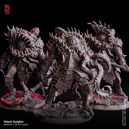 Cursed Sentinel | Mimic Knight DnD Monster Miniature | 32mm Scale - Plague Miniatures