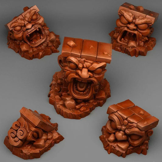 Cursed Totem Miniatures | Stone Ruins Wargaming Terrain Prop | 28mm or 32mm scale - Plague Miniatures