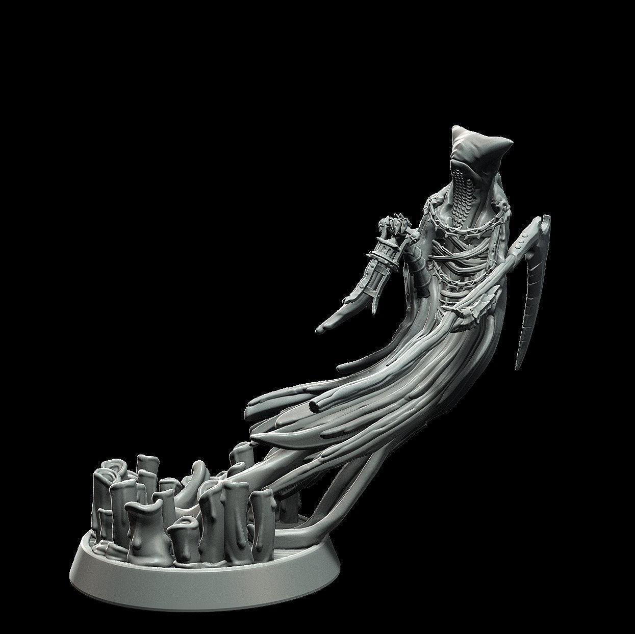 Cursed Wretch Undead Miniature - 3 Poses - 28mm scale Tabletop gaming ...